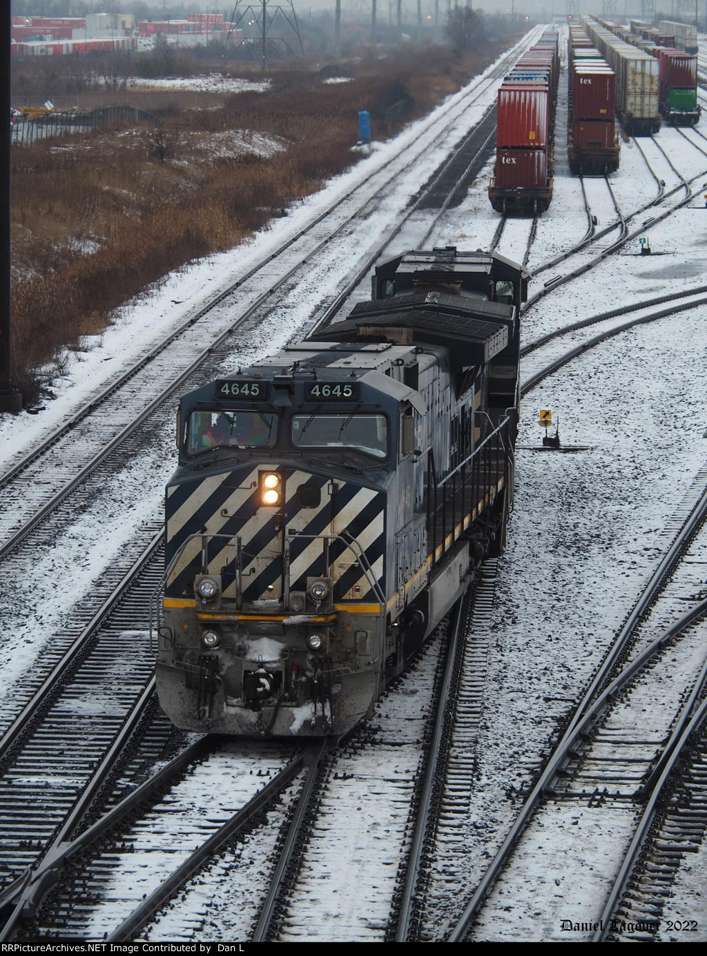 Dropping off their train